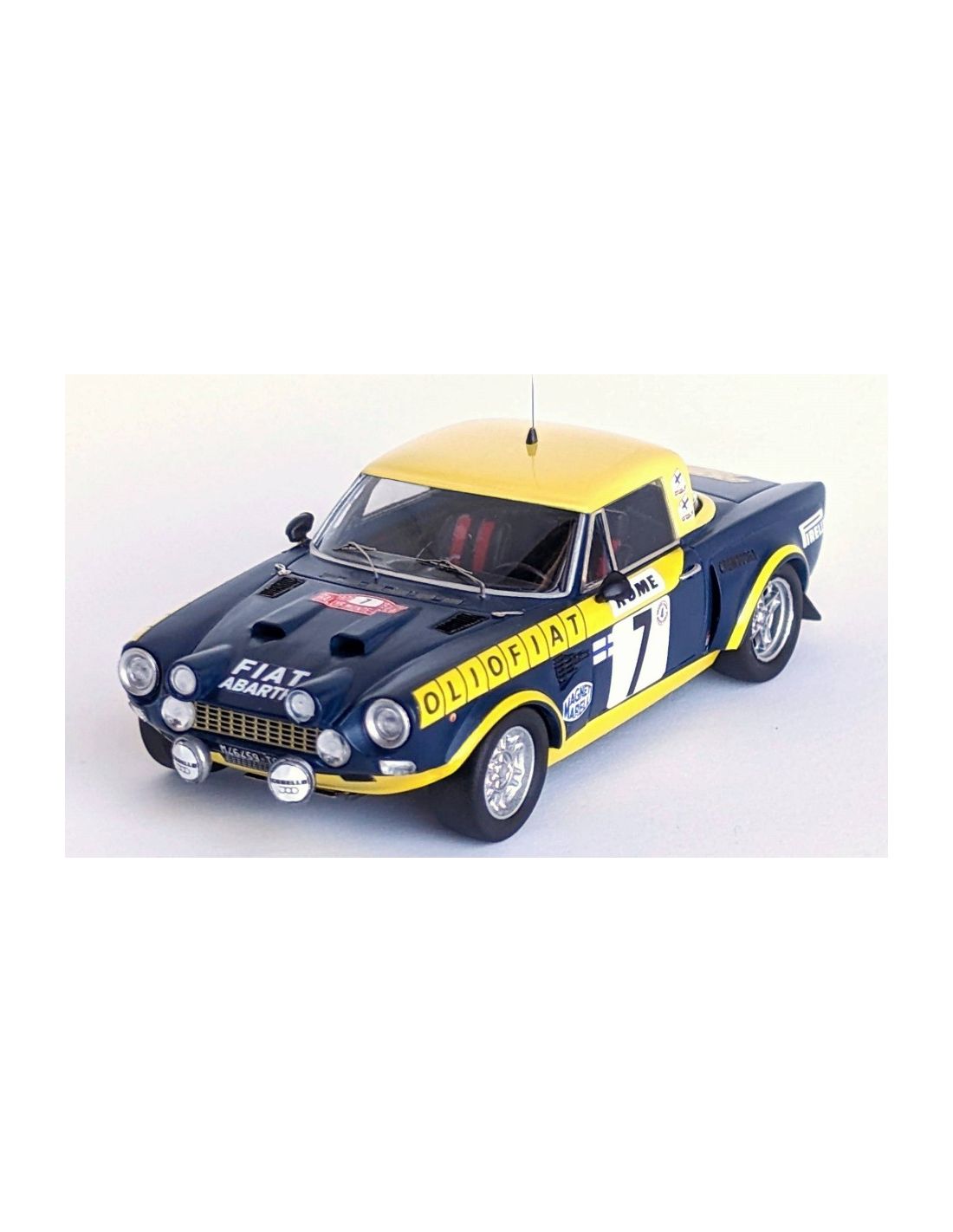 TROFEU TFDSN186 FIAT 124 ABARTH RALLY N 7 RALLY MONTE CARLO 1976 ALEN