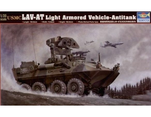 Trumpeter Usmc Lav At Light Armored Vehicle Antitank Modellino