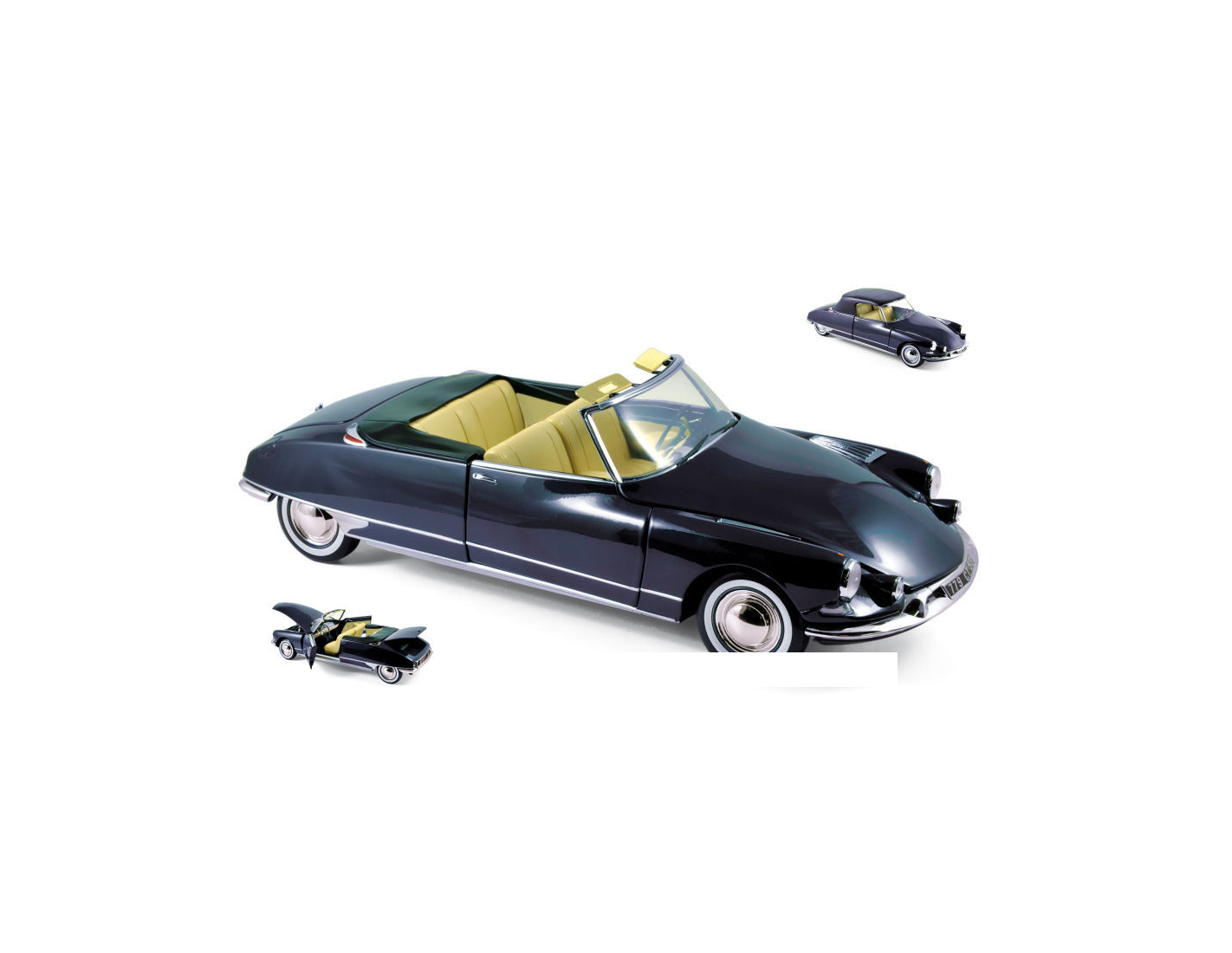 Norev Nv Citroen Ds Cabriolet Chapron Royal Blue