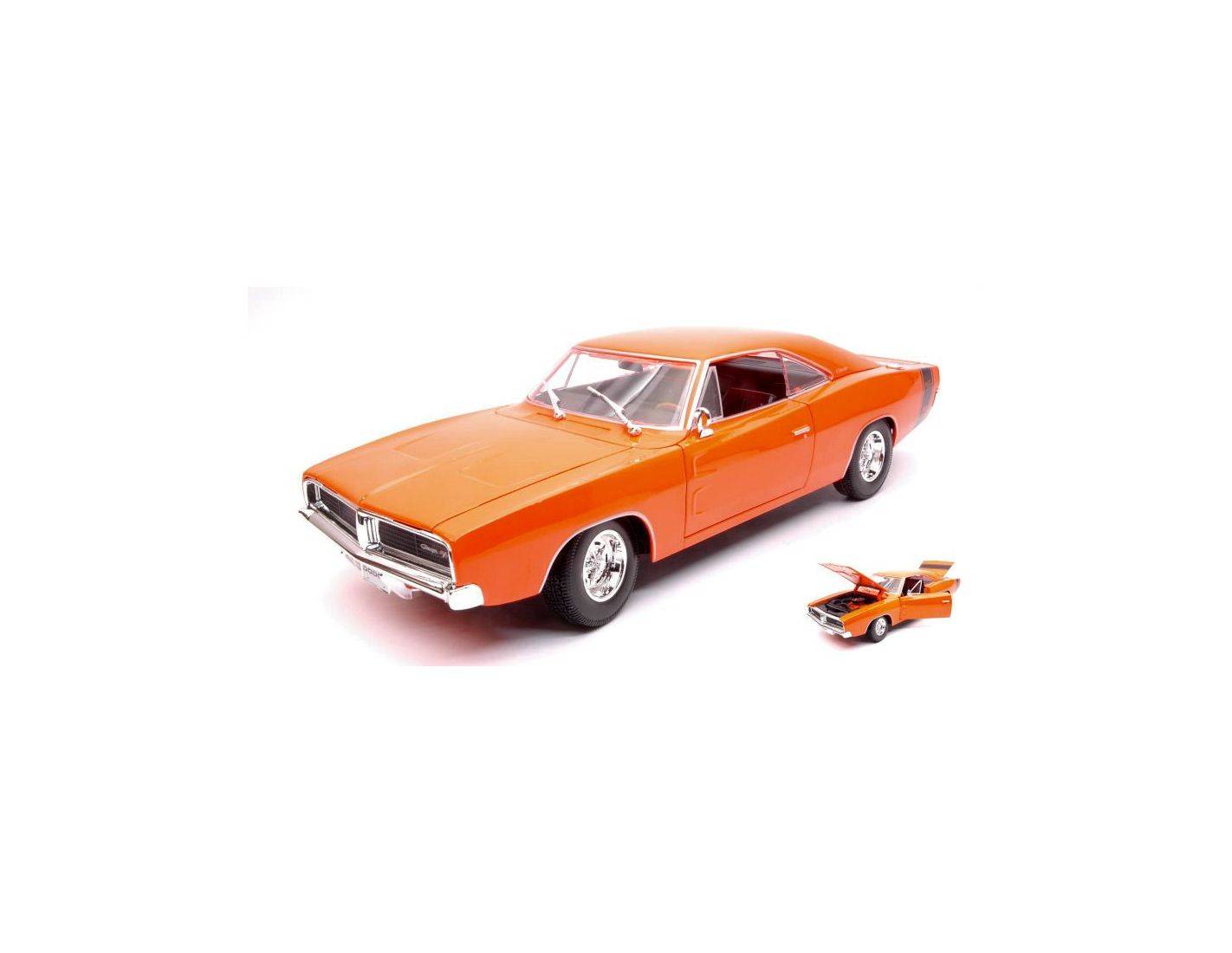 Maisto Mi Or Dodge Charger R T Orange Modellino