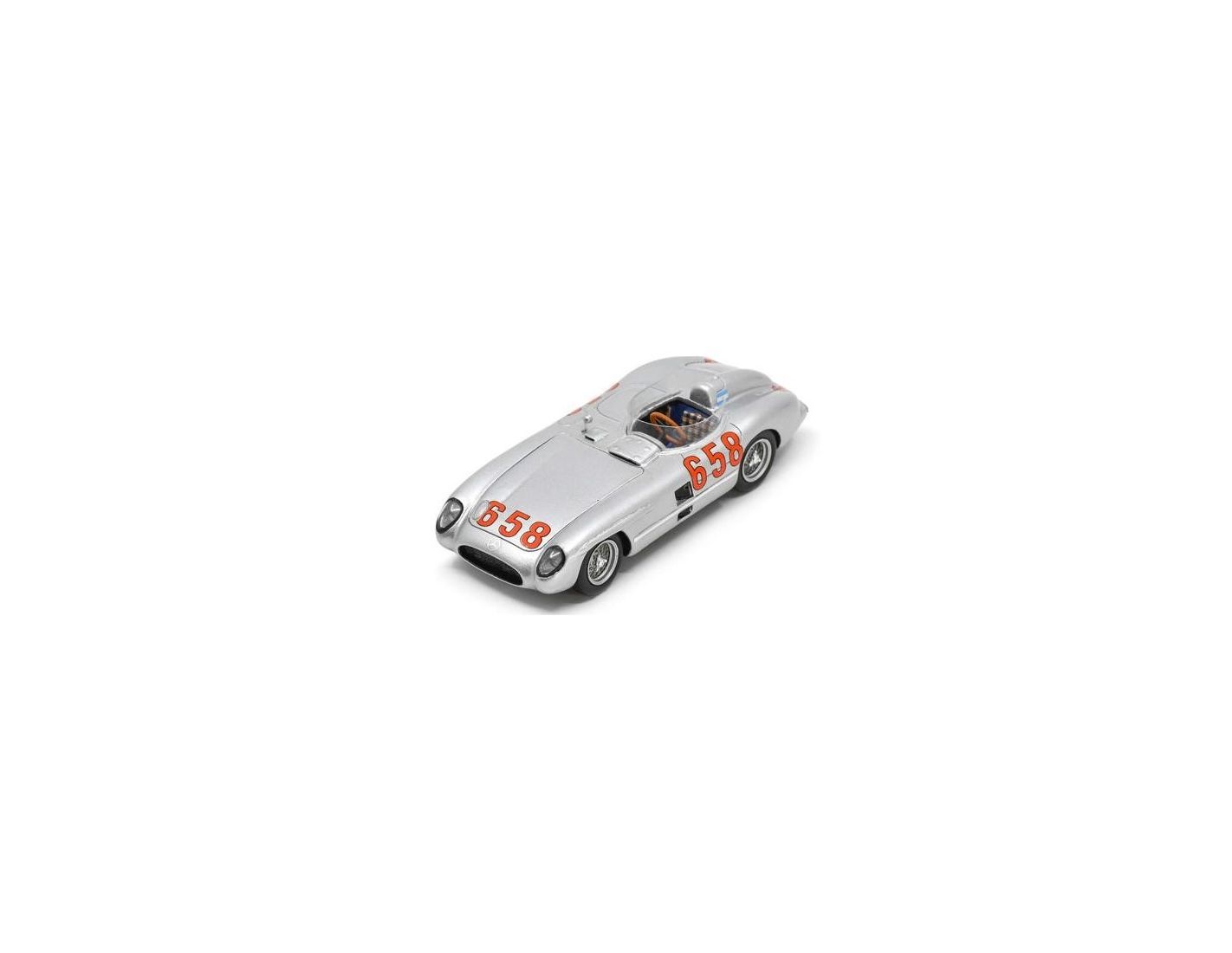 SPARK MODEL S5857 MERCEDES 300 SLR N 658 2nd MILLE MIGLIA 1955 JUAN