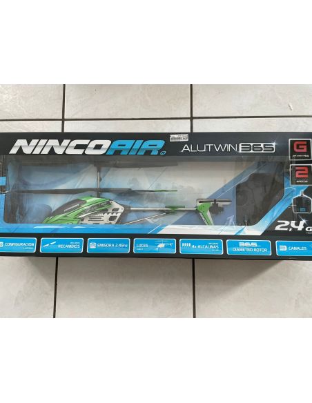 Ninco 90068 Elicottero Alutwin Radiocomandato SCATOLA ROVINATA