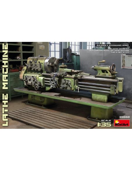 MINIART MIN35660 LATHE MACHINE KIT 1:35 Modellino