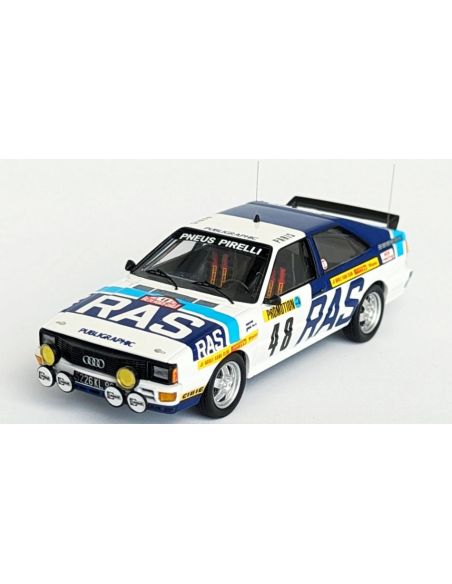 TROFEU TFRRFR74 AUDI QUATTRO MONTE CARLO RALLY 1983 BOS-DEMUTH 1:43 Modellino