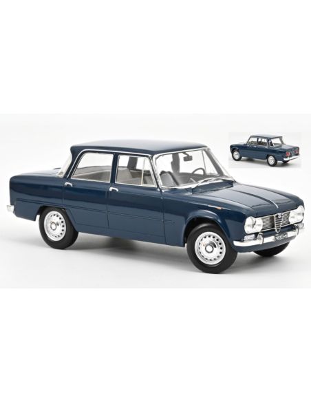 NOREV NV187971 ALFA ROMEO GIULIA Ti 1964 PETROL BLUE 1:18 Modellino