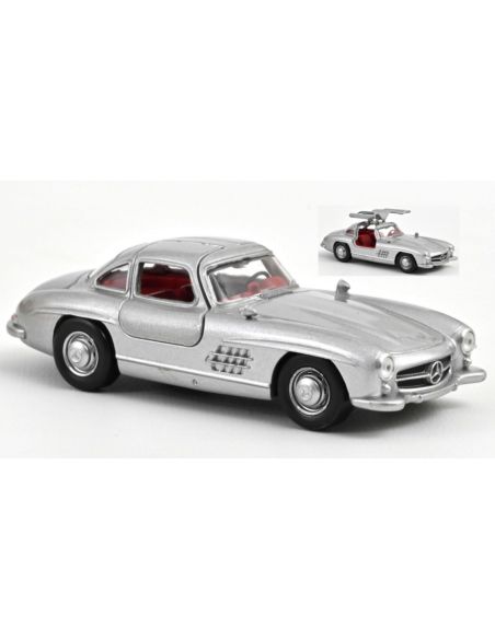 NOREV NV351197 MERCEDES 300 SL 1954 GREY METALLIC JET-CAR 1:43 Modellino