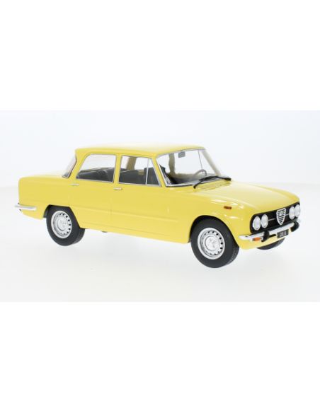 MODELCARGROUP MCG18334 ALFA ROMEO GIULIA NUOVA SUPER 1974 LIGHT YELLOW 1:18 Modellino