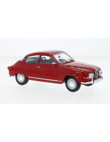 WHITEBOX WB124220 SAAB 96 V4 1970 RED 1:24 Modellino