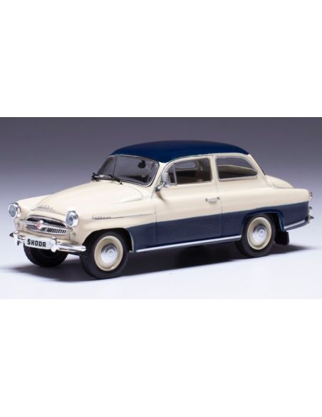 IXO MODEL CLC545 SKODA OCTAVIA 1959 BEIGE/BLUE 1:43 Modellino