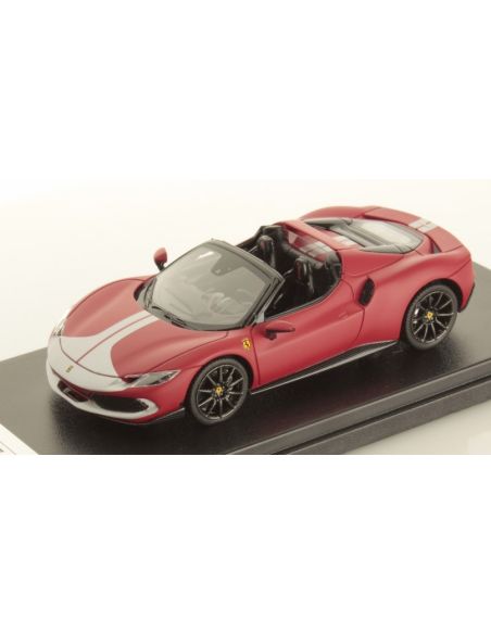 LOOKSMART LS538G FERRARI 296 GTS ASSETTO FIORANO ROSSO F1 75/ARGENTO NURBURGRING 1:43 Modellino