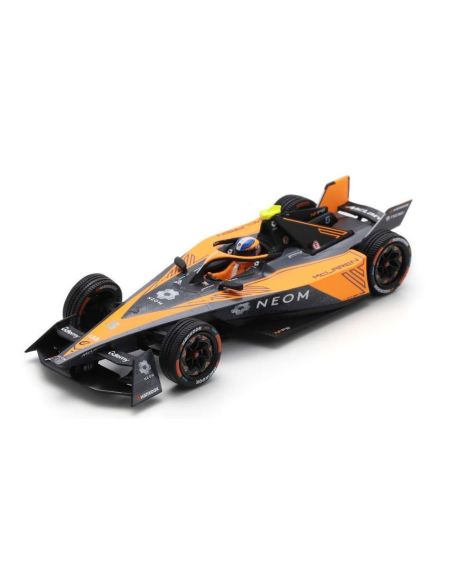 SPARK MODEL S6541 NEOM MC LAREN FORMULA E TEAM N.5 JAKE HUGHES 1:43 Modellino