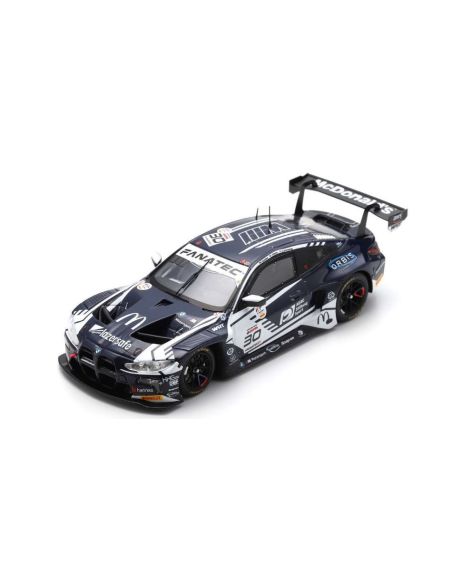 SPARK MODEL SB709 BMW M4 GT3 N.30 2nd GOLD CUP 24 H SPA 2023 WILLIAMS-KRUTTEN-SIMMENAUER Modellino