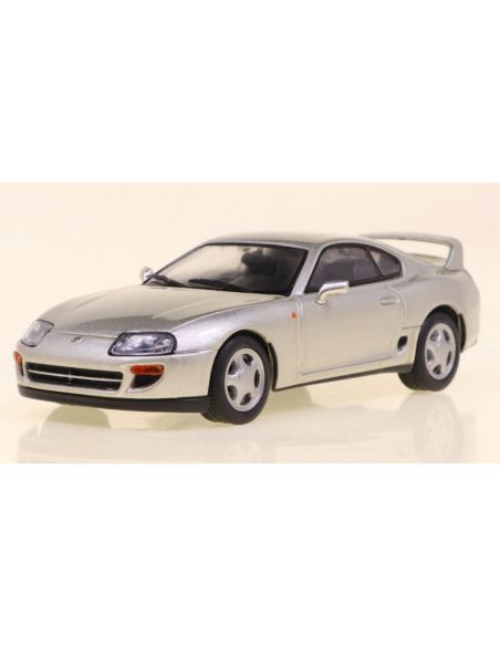 SOLIDO SL4314002 TOYOTA SUPRA MKIV COUPE 2001 SILVER 1:43 Modellino