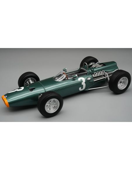 TECNOMODEL TMD18177B BRM P261 N.3 WINN.MONACO GP 1965 G.HILL 1:18 Modellino