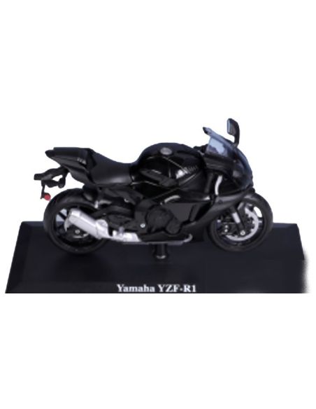 MAISTO MI32723 YAMAHA YZF-R1 2021 BLACK 1:12 Modellino