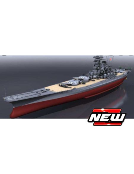 FORCES OF VALOR FOR861121A YAMATO-CLASS BATTLESHIP - YAMATO FULL HULL SHIP 1:700 Modellino