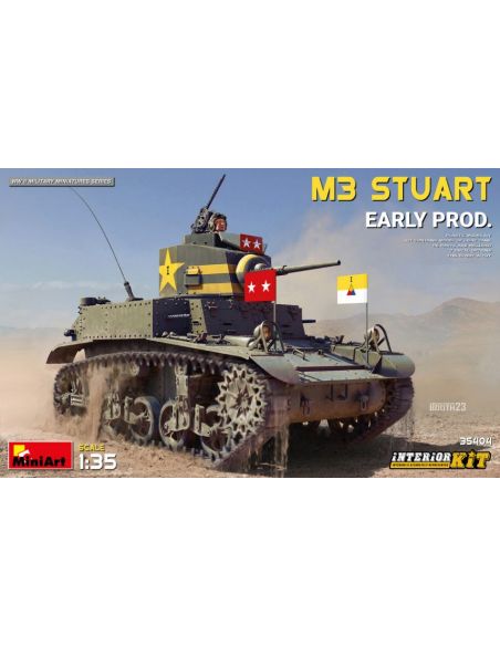 MINIART MIN35404 M3 STUART EARLY PROD. INTERIOR KIT 1:35 Modellino