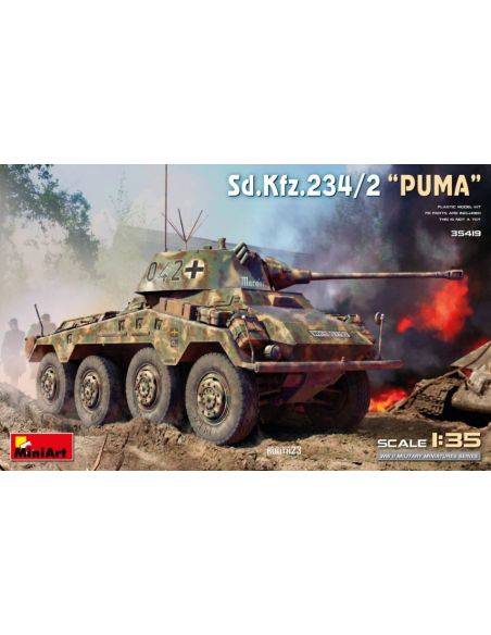 MINIART MIN35419 Sd.Kfz.234/2 PUMA INTERIOR KIT 1:35 Modellino