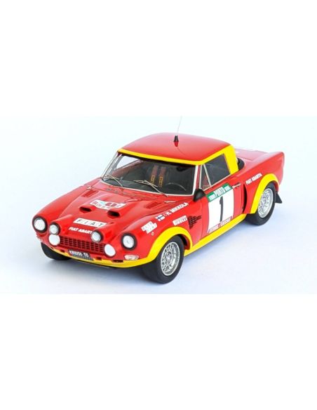 TROFEU TFDSN193 FIAT 124 ABARTH RALLY N.1 2nd RALLY OF PORTUGAL 1975 MIKKOLA-TODT1:43 Modellino