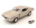 Welly WE24024GD OLDSMOBILE 442 1968 LIGHT GOLD 1:24 Modellino Scatola Rovinata