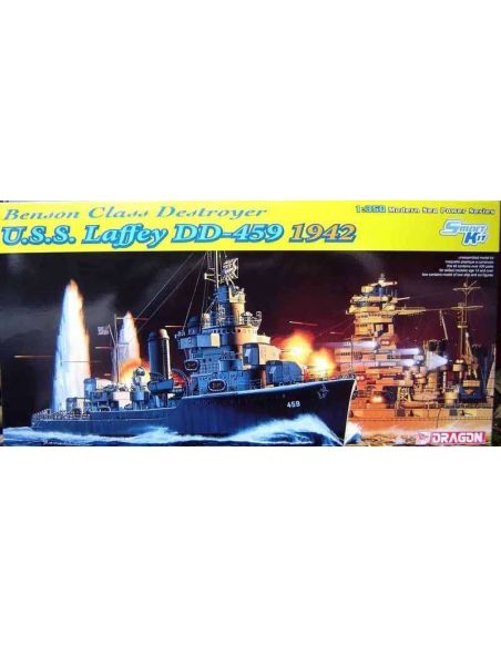 DRAGON D1026 U.S.S.LAFFEY DD-459 BENSON CLASS DESTROYER 1942 KIT 1:350 Modellino