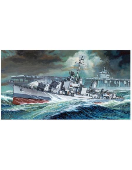 DRAGON D1029 U.S.S. GEARING DD-710 GEARING CLASS DESTROYER 1945  KIT 1:350 Modellino