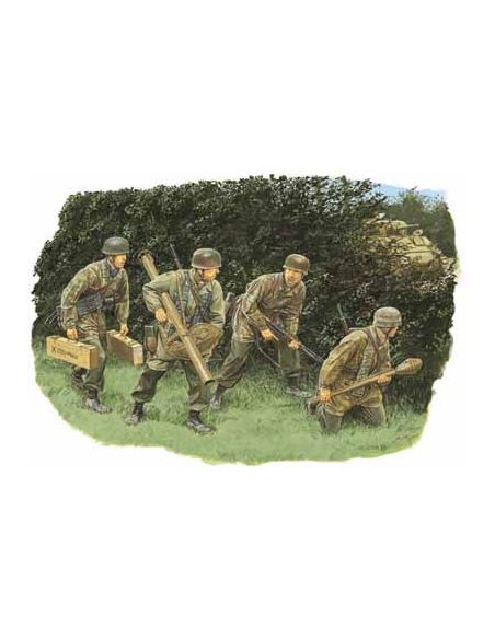 DRAGON D6127 HEDGERON TANK HUNTERS (FALLSCHIRMJAGER NORMANDY 1944) KIT 1:35 Modellino