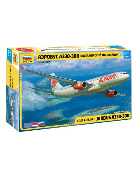 ZVEZDA Z7044 AIRBUS A330-300 KIT 1:144 Modellino