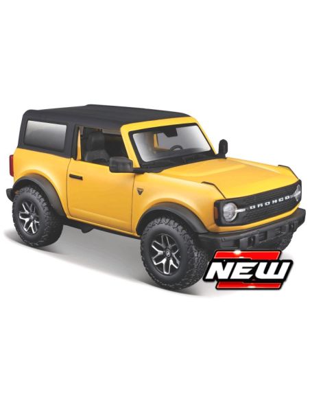 MAISTO MI31530Y FORD BRONCO BADLANDS 2021 YELLOW 1:24 Modellino