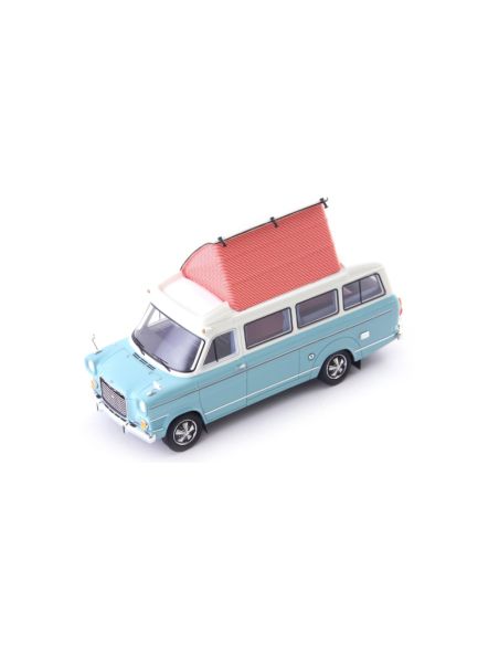 AUTOCULT ATC09020 FORD TRANSIT MK1 CAMPER 1973 LIGHT BLUE 1:43 Modellino