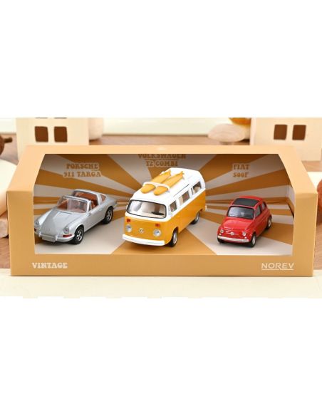 NOREV NV841104 VINTAGE GIFT BOX 3pcs JET CAR 1:43 Modellino