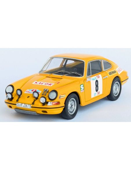 TROFEU TFDSN202 PORSCHE 911 S 3rd TAP RALLY 1970 WALDEGAARD-THORSZELIUS 1:43 Modellino