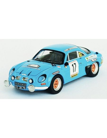 TROFEU TFRRBE52 ALPINE A110 7th YPRES RALLY 1977 NUSBAUMER-GOURDAIN 1:43 Modellino