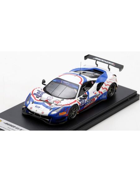 LOOKSMART LSRC155 FERRARI 488 GT3 EVO N.68 FIA CUP PAUL RICARD 2022 EVAN CHEN 1:43 Modellino