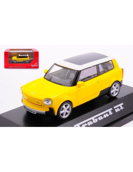 HERPA HP7063 TRABANT NT YELLOW 1:43 Modellino