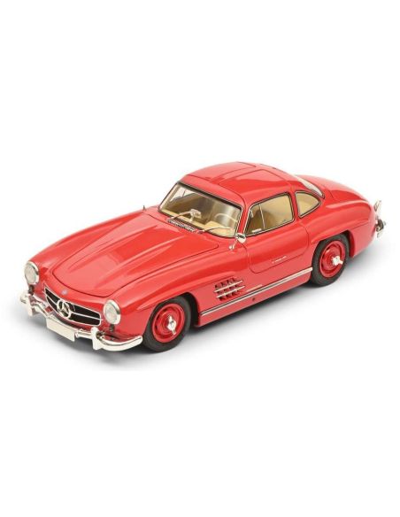 SCHUCO SH450060100 MERCEDES 300 SL GULLWING RED DIE CAST 1:18 Modellino