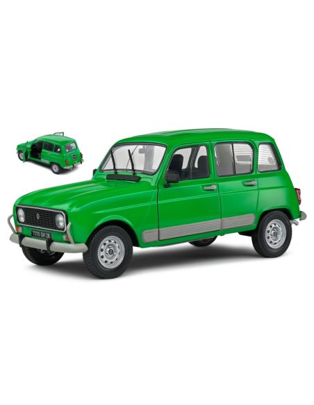 SOLIDO SL1800112 RENAULT R4 GTL 1978 GREEN 1:18 Modellino