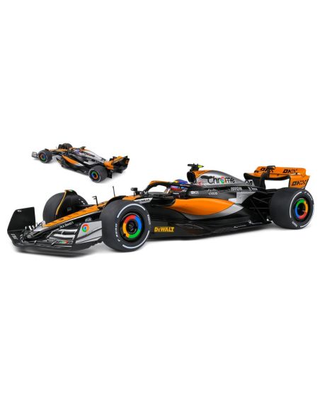 SOLIDO SL1811202 MCLAREN F1 MCL60 N.81 4th BRITISH GP 2023 OSCAR PIASTRI 1:18 Modellino