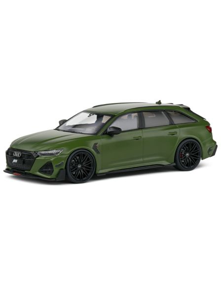 SOLIDO SL4310704 AUDI A6 RS6-R ABT AVANT SW STATION WAGON 2022 OLIVE GREEN 1:43 Modellino