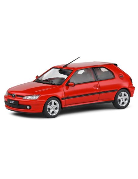 SOLIDO SL4311403 PEUGEOT 306 GTi S16 2002 RED 1:43 Modellino