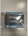 Elicottero Radiocomadato Sky Wolf 3 Canali EP338 Elipama Blu 30 cm