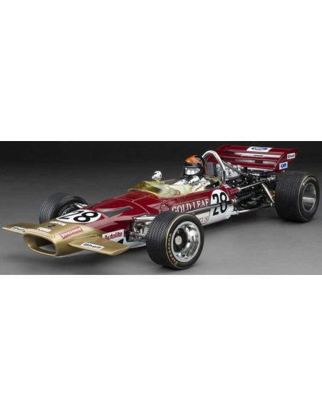 QUARTZO QZ18221 LOTUS 49C N.28 BRITAIN GP 1970 EMERSON FITTIPALDI 1:18 Modellino