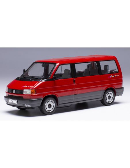 IXO MODEL CLC555 VW TRANSPORT T4 1990 RED 1:43 Modellino