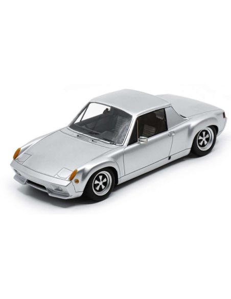 SCHUCO SH450918900 PORSCHE 916 (CHASSIS N.12) 1972 SILVER 1:43 Modellino