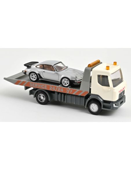 NOREV NV431130 BREAKDOWN TRUCK PLASTIGAM AND PORSCHE 911 JET CAR 1:43 Modellino