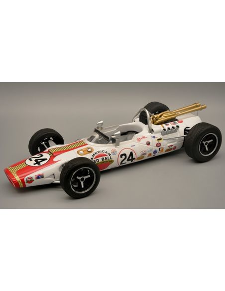 TECNOMODEL TMD18178A LOLA T90 N.24 WINNER INDY 500 1966 G.HILL 1:18 Modellino