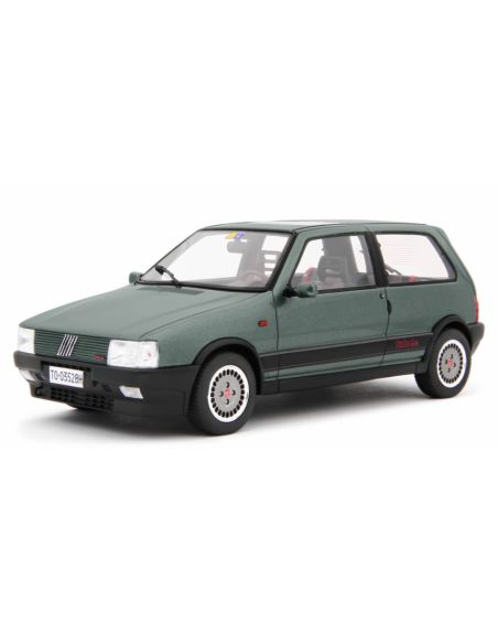 LAUDO RACING LM169D FIAT UNO TURBO I.E. ANTISKID 1988 DARK MET.GREY 1:18 Modellino