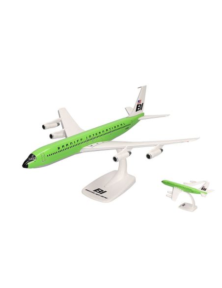 HERPA HP614009 BOEING 707-320 SOLID LINEGREEN 1:144 Modellino