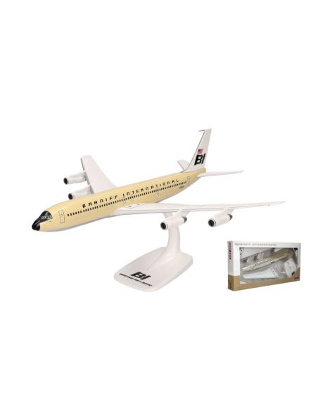 HERPA HP614023 BOEING 707-320 SOLID BEIGE 1:144 Modellino