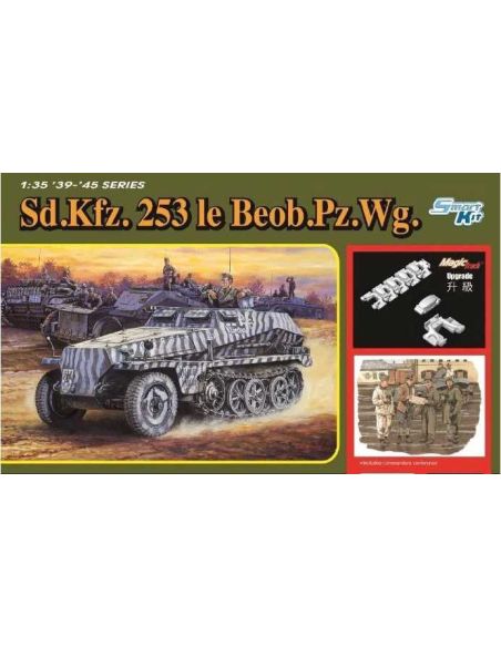 DRAGON D6482 SD.KFZ.253 LE BEOB.PZ.WG. KIT 1:35 Modellino